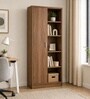 Imperial Nest Signature Collection Premium Book Shelf In Noce Walnut Natural Finish