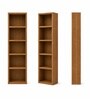 Imperial Nest Signature Collection Premium Book Shelf In Noce Walnut Natural Finish