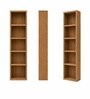 Imperial Nest Signature Collection Premium Book Shelf In Noce Walnut Natural Finish
