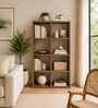 Imperial Nest Signature Collection Premium Book Shelf In Noce Walnut Natural Finish