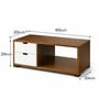 Imperial Nest Signature Collection Premium Centre Table In Noce Walnut Natural Finish