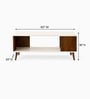Imperial Nest Signature Collection Premium Designer Centre Table In Noce Walnut Natural Finish