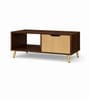 Imperial Nest Signature Collection Premium Designer Centre Table In Noce Walnut Natural Finish