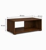 Imperial Nest Signature Collection Premium Designer Centre Table In Noce Walnut Natural Finish