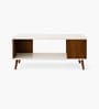Imperial Nest Signature Collection Premium Designer Centre Table In Noce Walnut Natural Finish