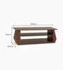 Imperial Nest Signature Collection Premium Designer Centre Table In Noce Walnut Natural Finish
