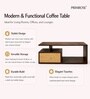 Imperial Nest Signature Collection Premium Designer Centre Table In Noce Walnut Natural Finish