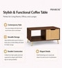 Imperial Nest Signature Collection Premium Designer Centre Table In Noce Walnut Natural Finish