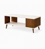 Imperial Nest Signature Collection Premium Designer Centre Table In Noce Walnut Natural Finish