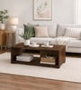 Imperial Nest Signature Collection Premium Designer Centre Table In Noce Walnut Natural Finish
