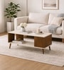 Imperial Nest Signature Collection Premium Designer Centre Table In Noce Walnut Natural Finish