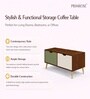 Imperial Nest Signature Collection Premium Designer Centre Table In Noce Walnut Natural Finish