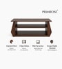 Imperial Nest Signature Collection Premium Designer Centre Table In Noce Walnut Natural Finish