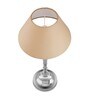 Imperial nickel brushed lamp with Golden shade