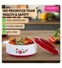 Varmora Imperial Inner Steel Casserole |Hot Pot for Kitchen| Chapati Box  Microwave-Safe