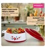 Varmora Imperial Inner Steel Casserole |Hot Pot for Kitchen| Chapati Box  Microwave-Safe
