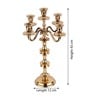 Imperium Grande 5-Arm Gold Candle Holder