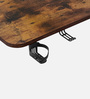 Imperium Neo Smart Height Adjustable Tablein Antique Wood Finish