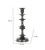 Imperium Solo Tall Black  Candle Holder