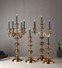 Imperium Solo Tall Gold Candle Holder