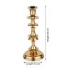 Imperium Solo Tall Gold Candle Holder