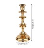 Imperium Solo Tall Gold Candle Holder