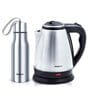 Impex 1.8L Electric Kettle Combo of 500 ml Water Bottle and Electric Kettle