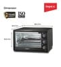 Impex 28L Convection Oven Toaster Grill (IMOTG 28)