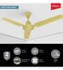 IMPEX AERO KING IVORY 1200 mm 3 Blade Ceiling Fan (Ivory)
