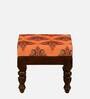 Impori Solid Wood Foot Stool In Provincial Teak Finish