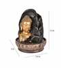 Impression Blessing Buddha Black & Gold Polyresin Water Fountain