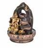 Impression Blessing Ganesha Black & Gold Polyresin Water Fountain