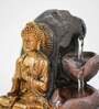 Impression Sand Buddha Black & Gold Polyresin Water Fountain