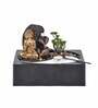 Impression Sand Buddha Black & Gold Polyresin Water Fountain