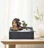 Impression Sand Buddha Black & Gold Polyresin Water Fountain
