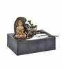 Impression Sand Buddha Black & Gold Polyresin Water Fountain
