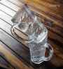 350 ML Impressionism Frosted Glass Beer Mug Set of 4