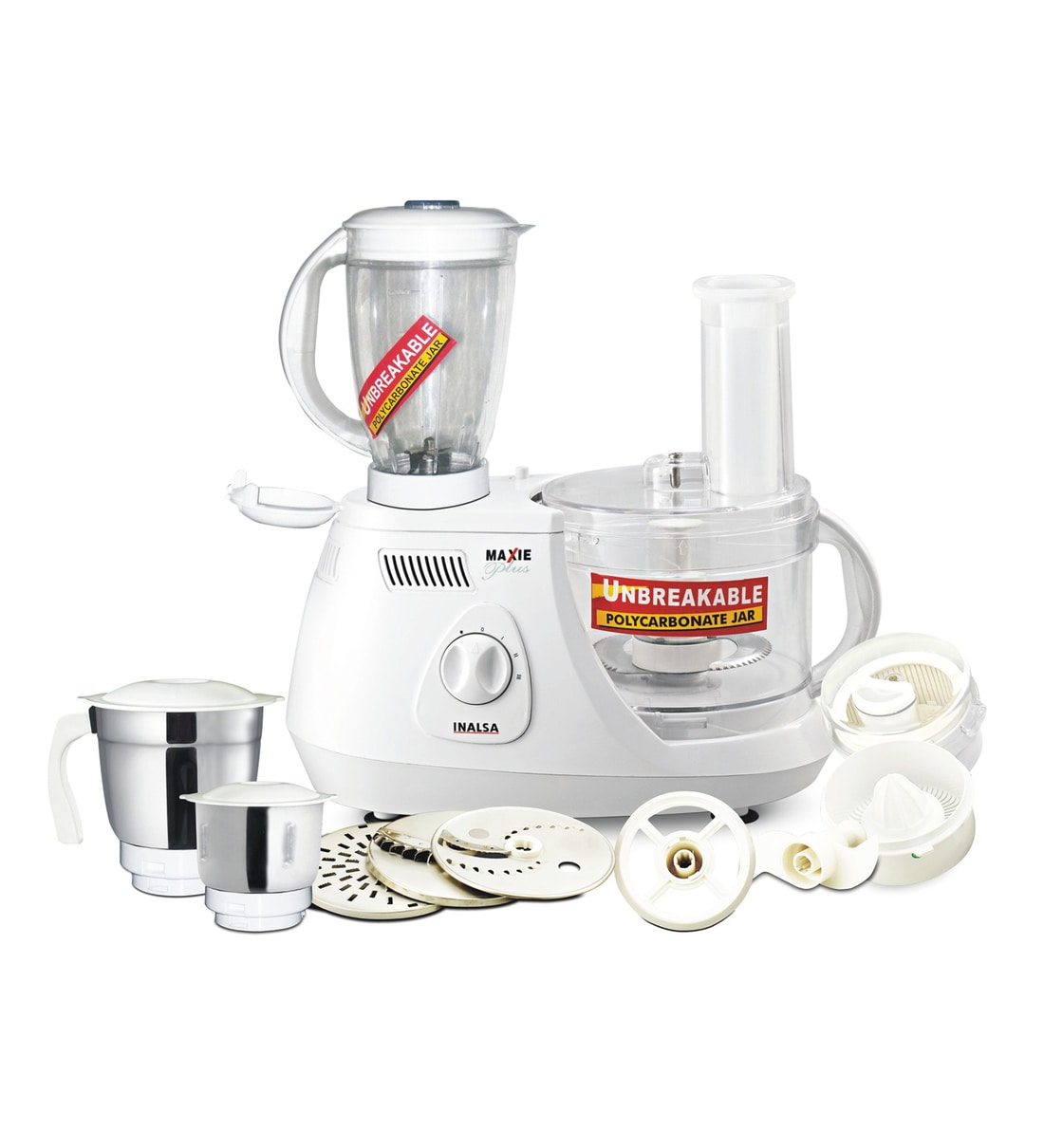 Buy Inalsa Maxie Plus 650W Food Processor Online Food Processors