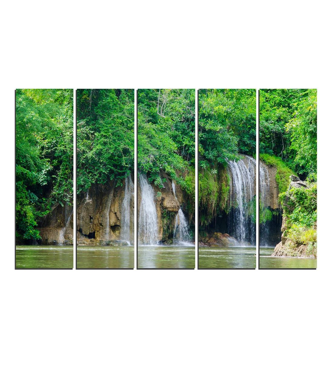 Buy Inspiring Nature Wood Framed Velvet Laminated Art Print by Wens