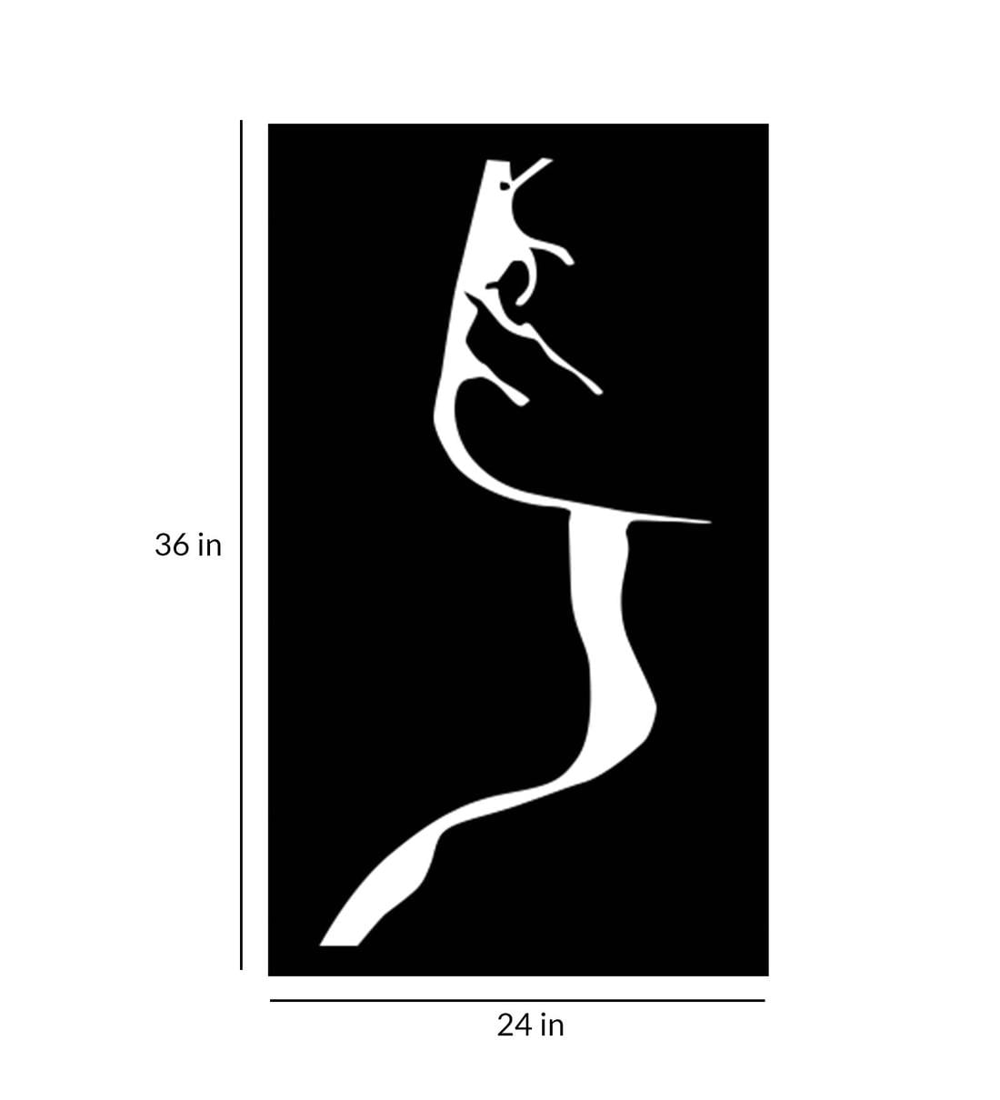 Buy Iron Abstract Wall Art In Black By WallCentre Online Abstract