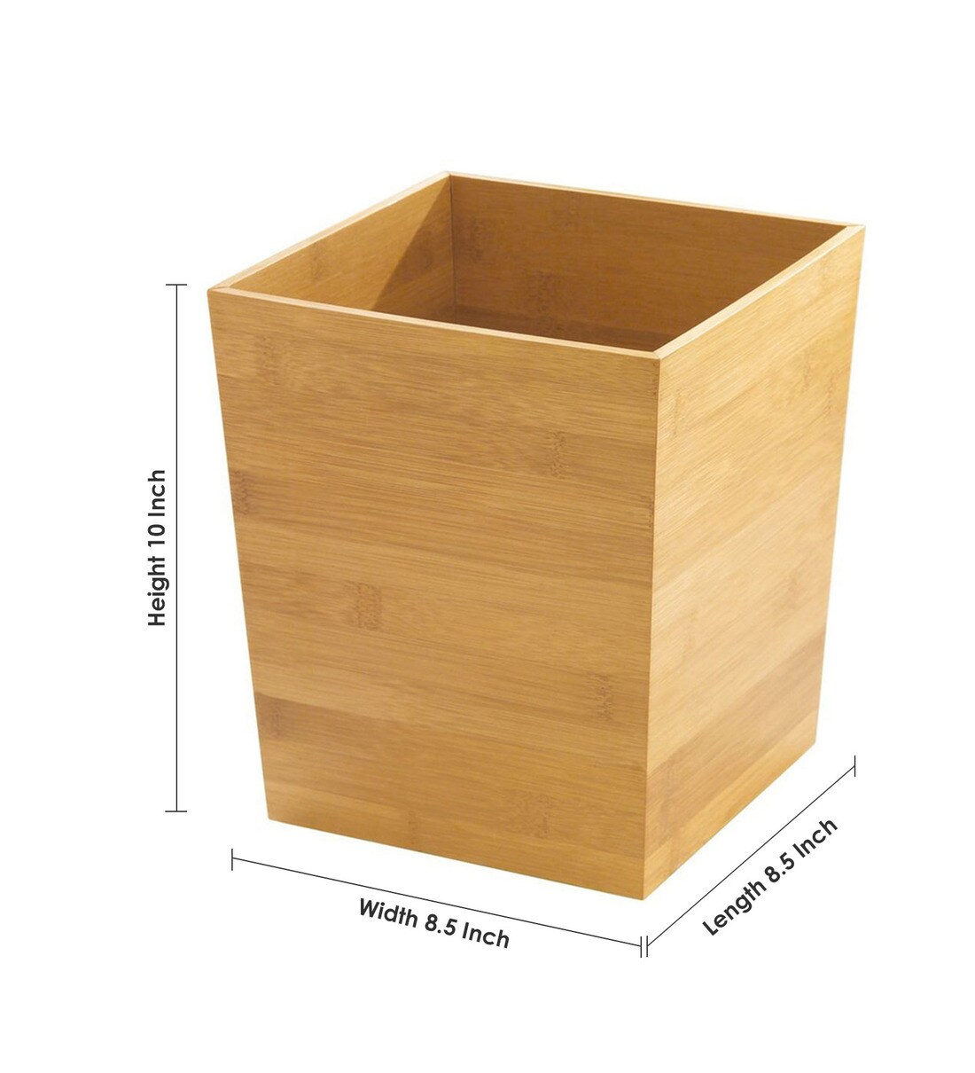 Buy Formbu Bamboo Brown Mini Rubbish Bin Online Wooden Dustbins