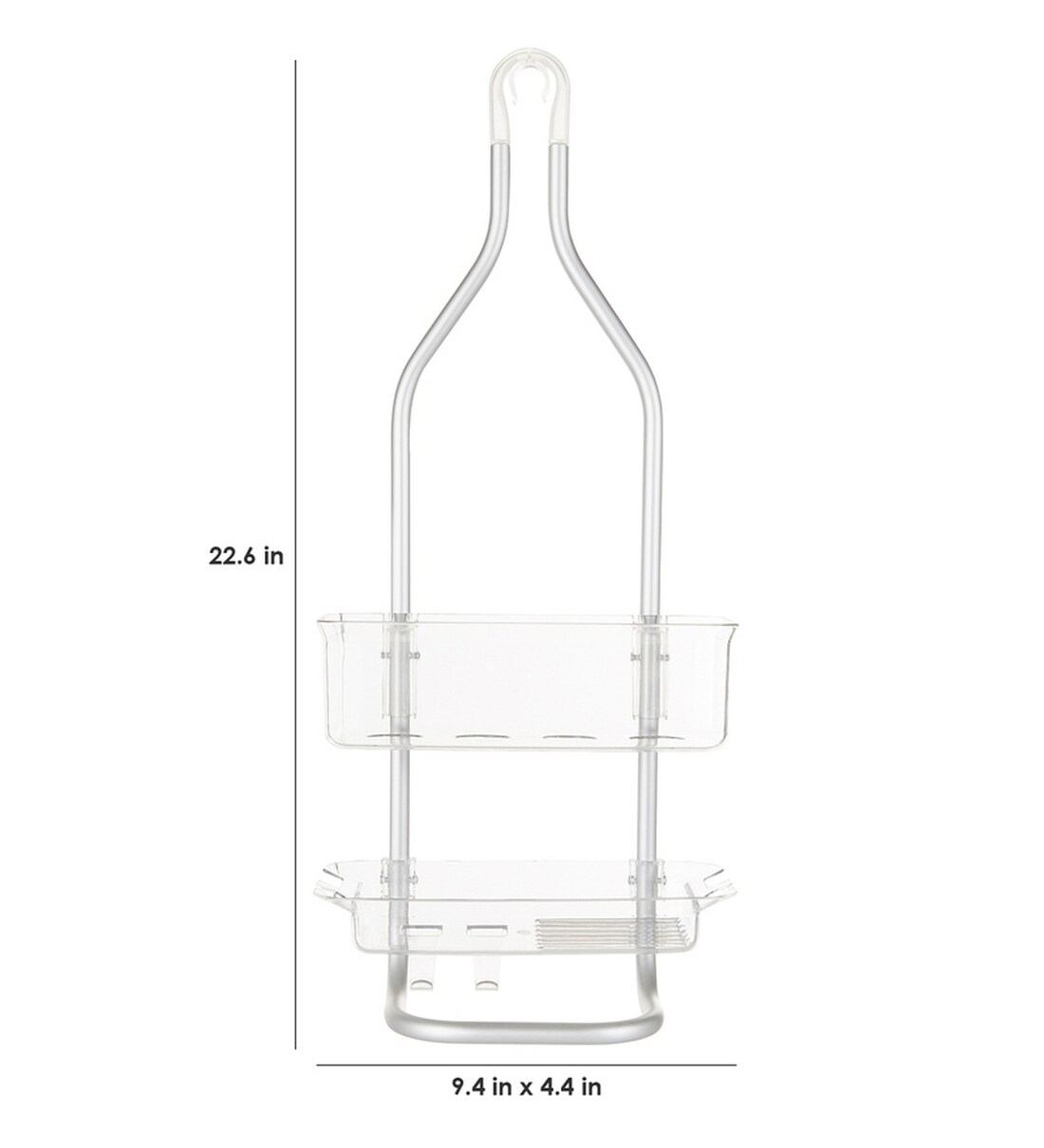 Interdesign Shower Caddy Zia Clear