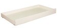Indian Heritage Theme Single-Size Bed with Trundle in Ivory Finish