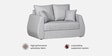 Indigo Fabric 2 Seater Sofa In Royal Grey Colour