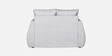 Indigo Fabric 2 Seater Sofa In Royal Grey Colour