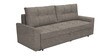Ines Chenille Fabric Pull Out Sofa Cum Bed In Ash Grey Colour With Storage