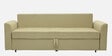 Ines Chenille Fabric Pull Out Sofa Cum Bed In Beige Colour With Storage
