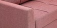 Ines Chenille Fabric Pull Out Sofa Cum Bed In Blush Colour With Storage Ines Chenille Fabric Pull Out Sofa Cum Bed In Blush Colour With Storage