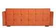 Ines Chenille Fabric Pull Out Sofa Cum Bed In Rust Colour with Storage
