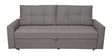 Ines Chenille Fabric Pull Out Sofa Cum Bed In Sandy Brown Colour With Storage